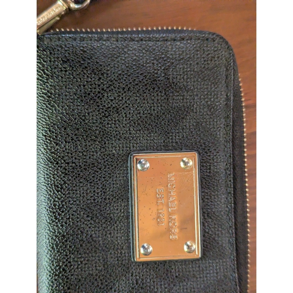 Michael Kors Women's Zip Around Wallet Wristlet ~Brown Free Shipping Est. 1981 - Picture 9 of 10